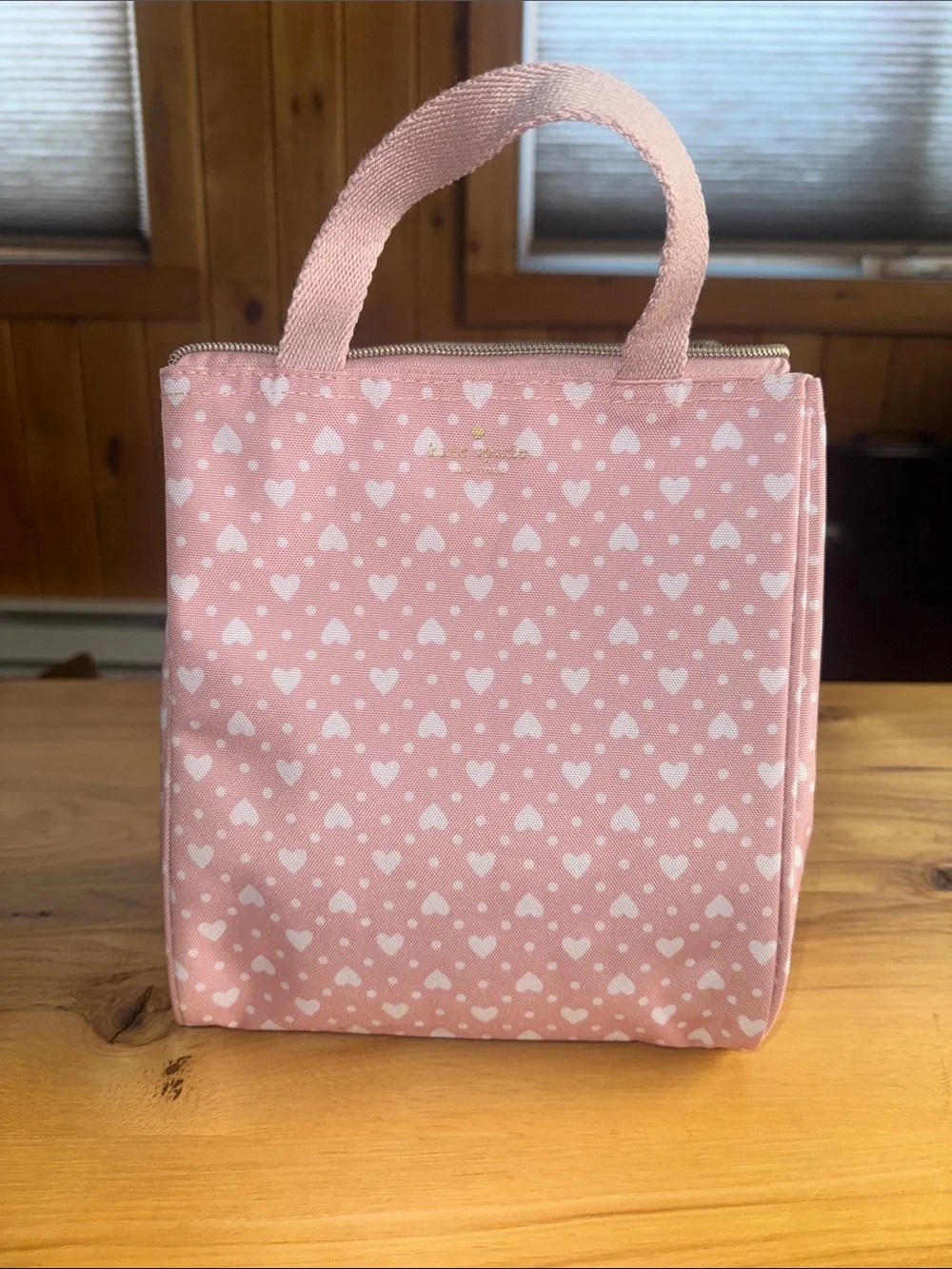 Kate Spade Pink Heart Print Tote